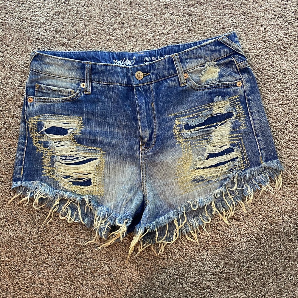 High waisted shorts